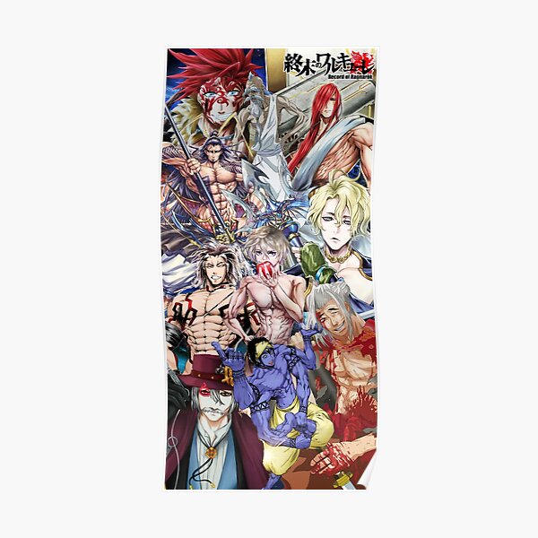 Record Of Ragnarok all Characters Poster RB1506 product Offical Berserk Merch