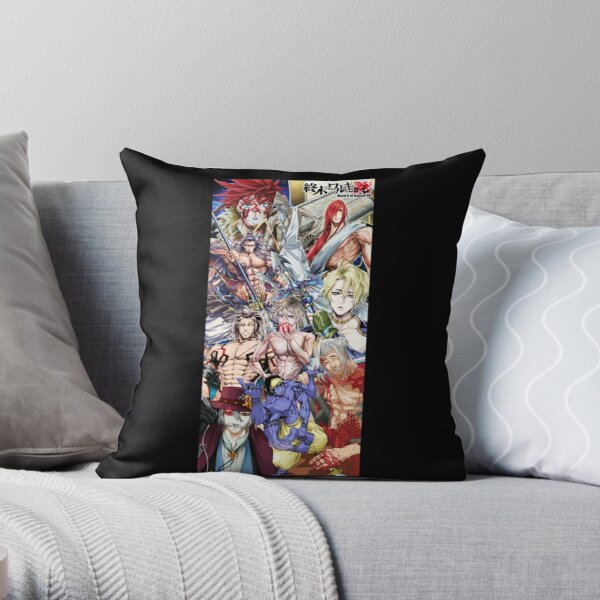 Record Of Ragnarok all Characters Throw Pillow RB1506 product Offical Berserk Merch