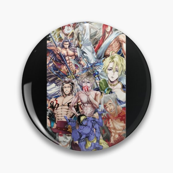 Record Of Ragnarok all Characters Pin RB1506 product Offical Berserk Merch